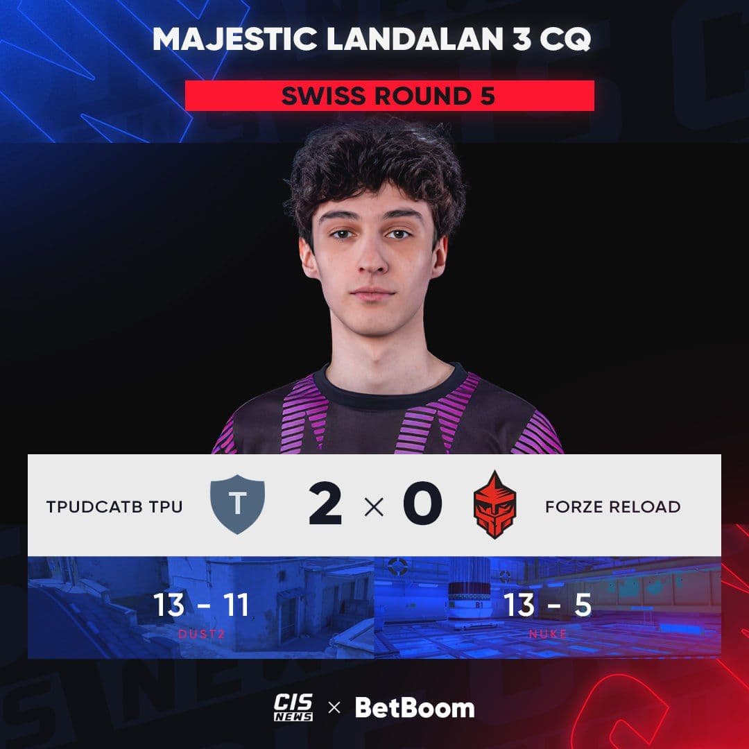 TPuDCATb TPu выходят в плей-ин Majestic LanDaLan 3 Closed Qualifier, победив FORZE Reload