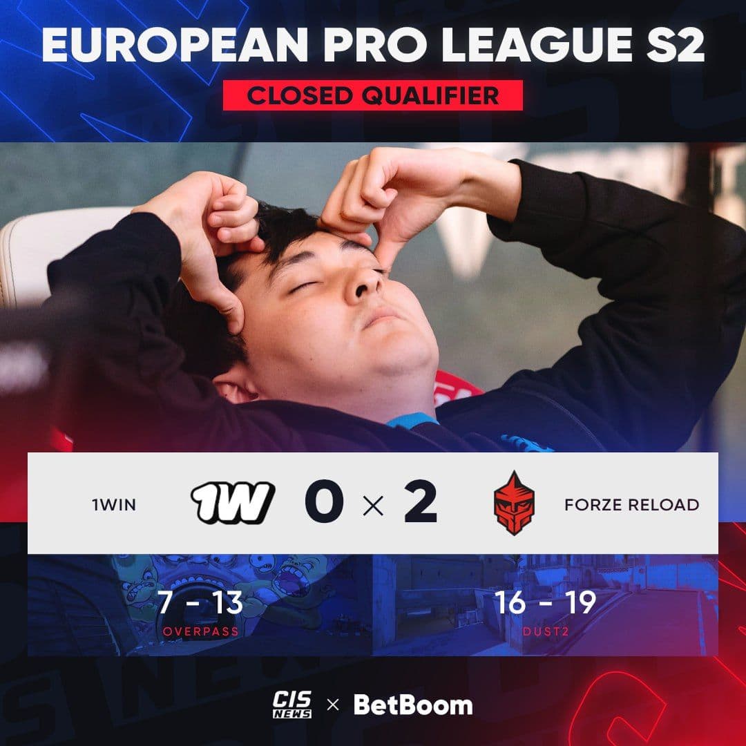 FORZE Reload побеждает 1WIN и выходит в European Pro League Series 2