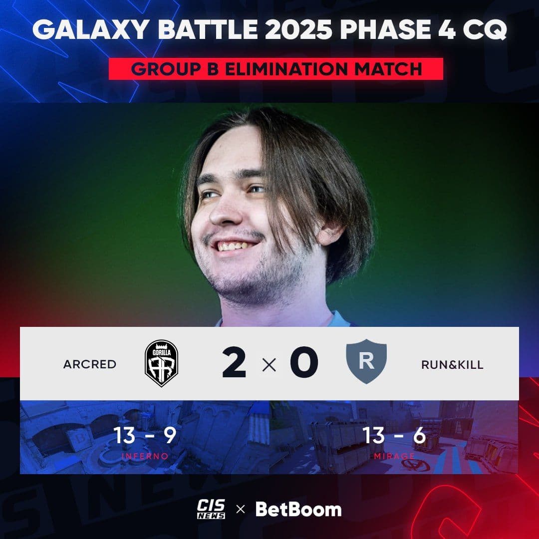 ARCRED побеждают в матче на вылет в Galaxy Battle 2025 Phase 4 Closed Qualifier
