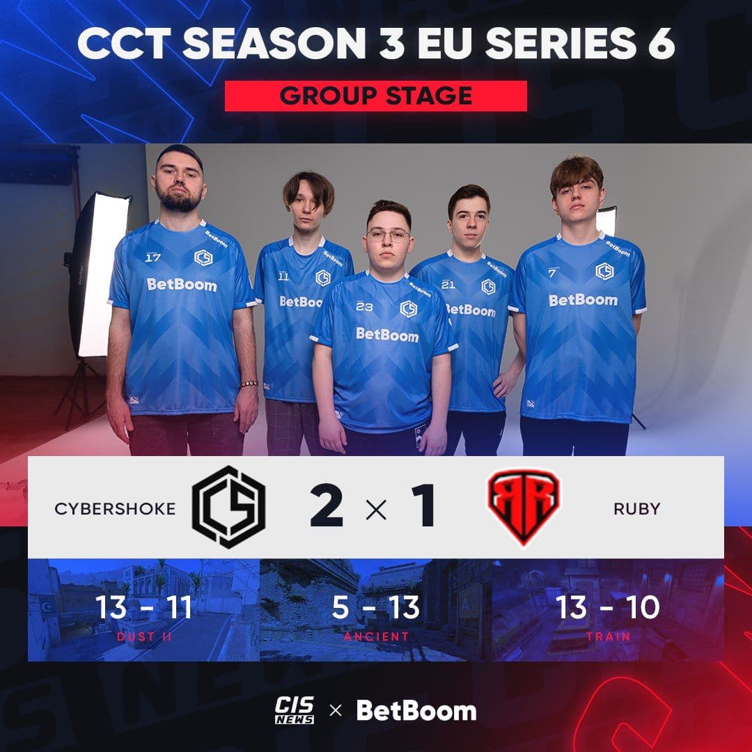 CYBERSHOKE продолжают борьбу в плей-офф CCT Season 3 Europe Series 6