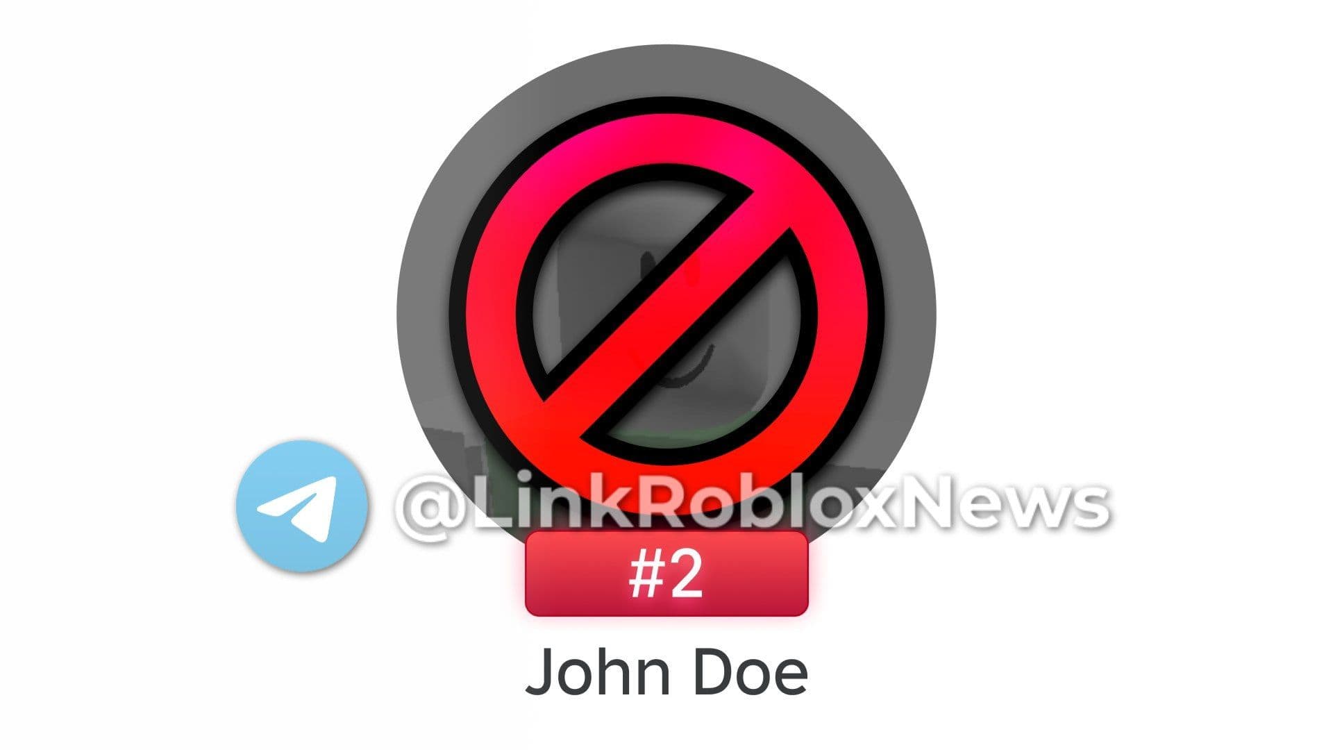 Легендарный аккаунт John Doe в Roblox заблокирован