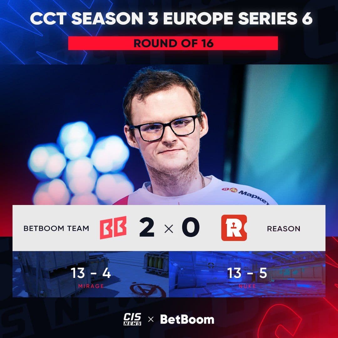 BetBoom Team уверенно выходят в четвертьфинал CCT Season 3 Europe Series 6