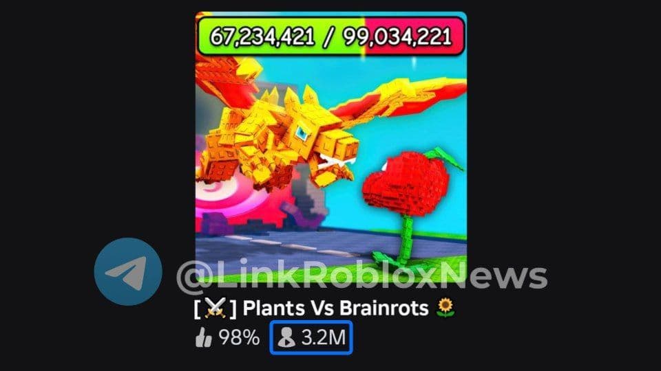 Феноменальный рост Plants vs Brainrots: новая игра на Roblox покоряет миллионы игроков