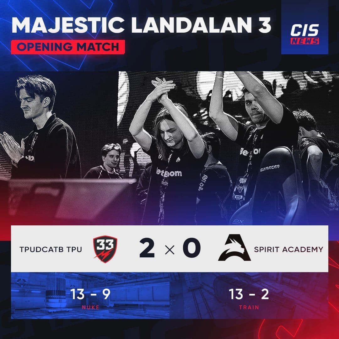 Spirit Academy стартуют на Majestic LanDaLan 3 с неожиданного поражения