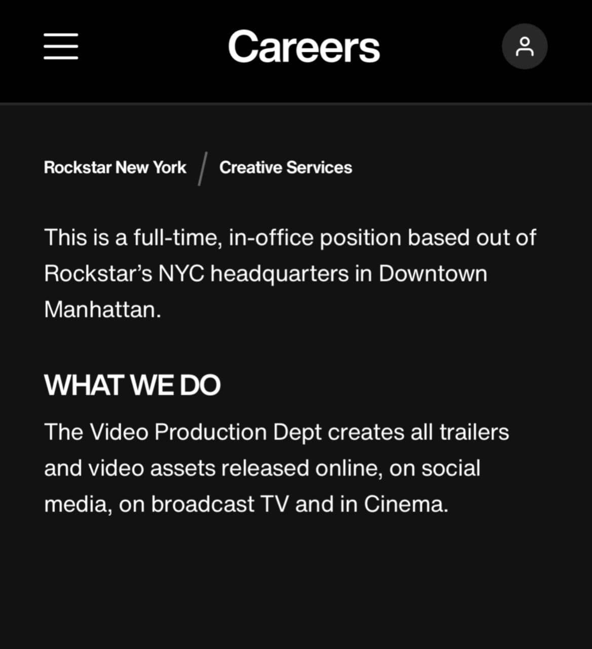 Rockstar Games ищет специалиста для создания трейлеров GTA 6