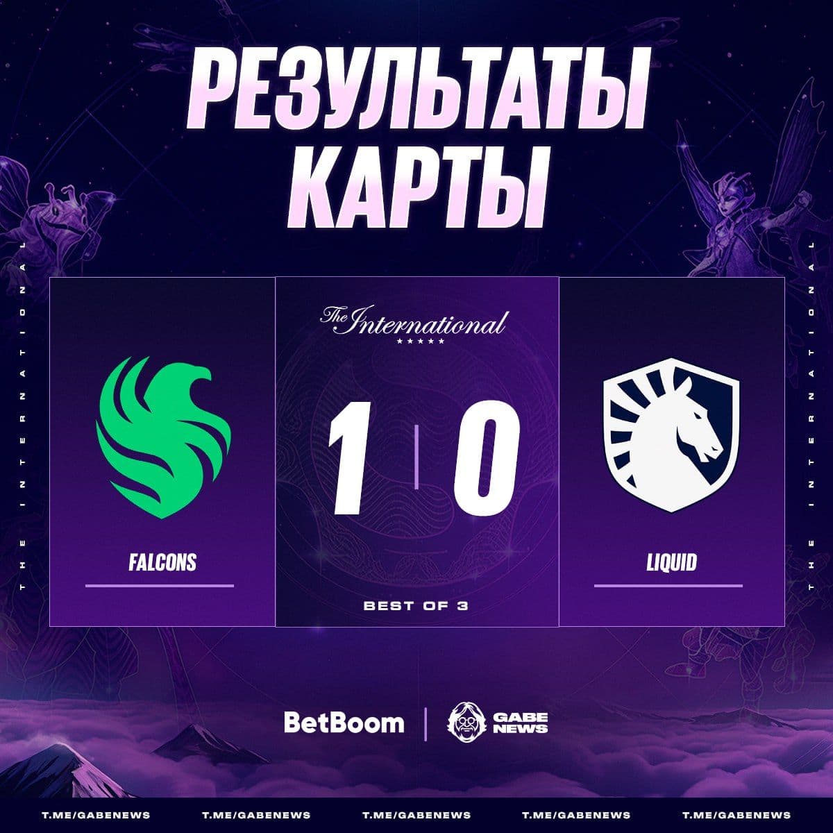 Falcons уступают Liquid в напряженном матче по Dota 2