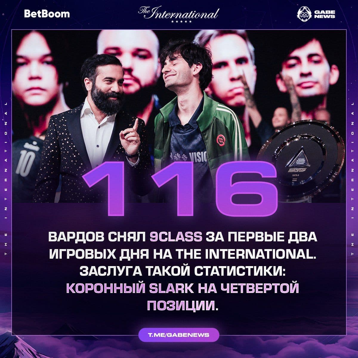 9Class: Лучший саппорт на The International 14 по количеству снятых вардов