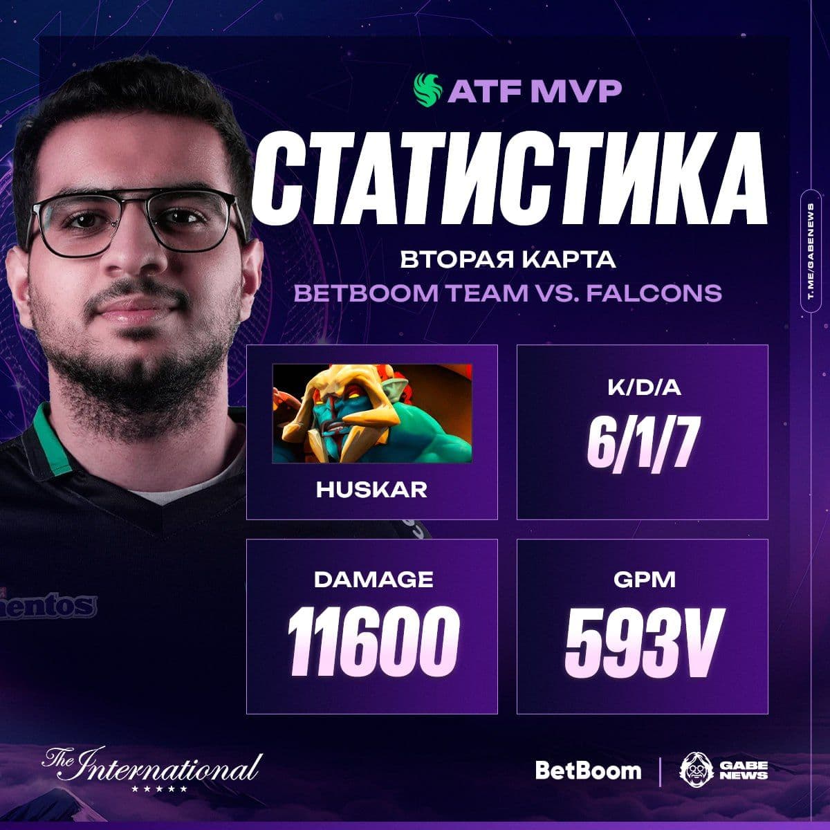 ATF продемонстрировал мастерство: Аммар на Хускаре получает MVP второй карты