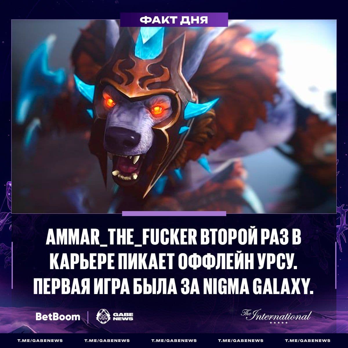 Урса из ATF: путь от Nigma Galaxy до победы на The International