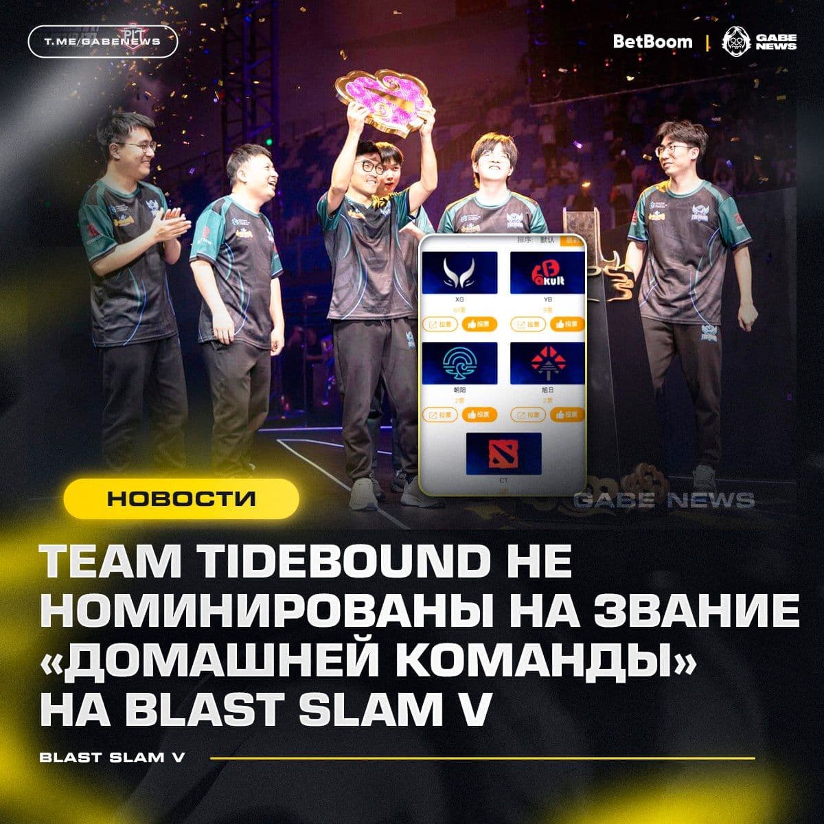 Tidebound распадается: конец эпохи для китайских чемпионов Dota 2