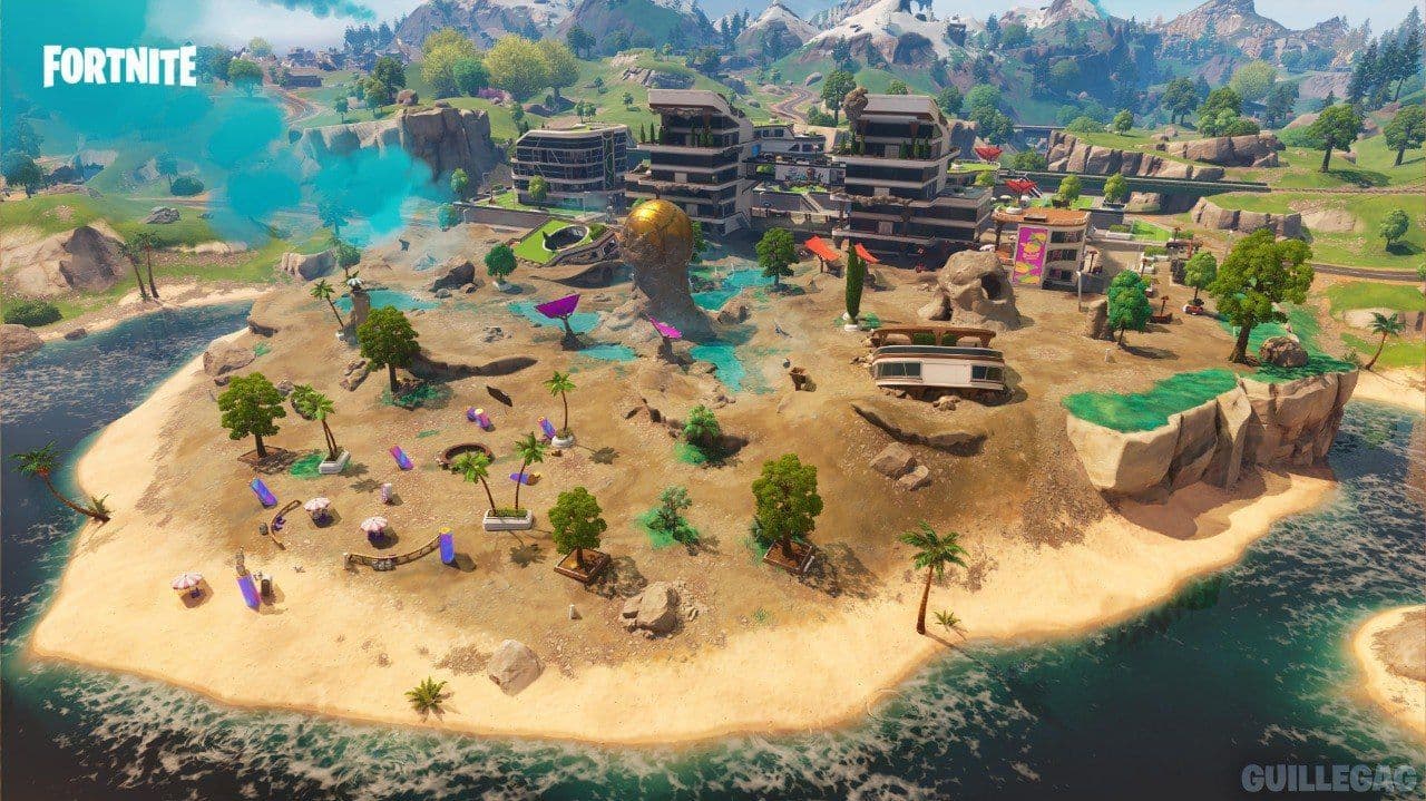 Первый взгляд на утопию сити в Fortnite: новые локации и возможности