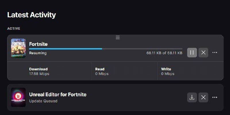 Fortnite получил небольшое обновление на некоторых платформах