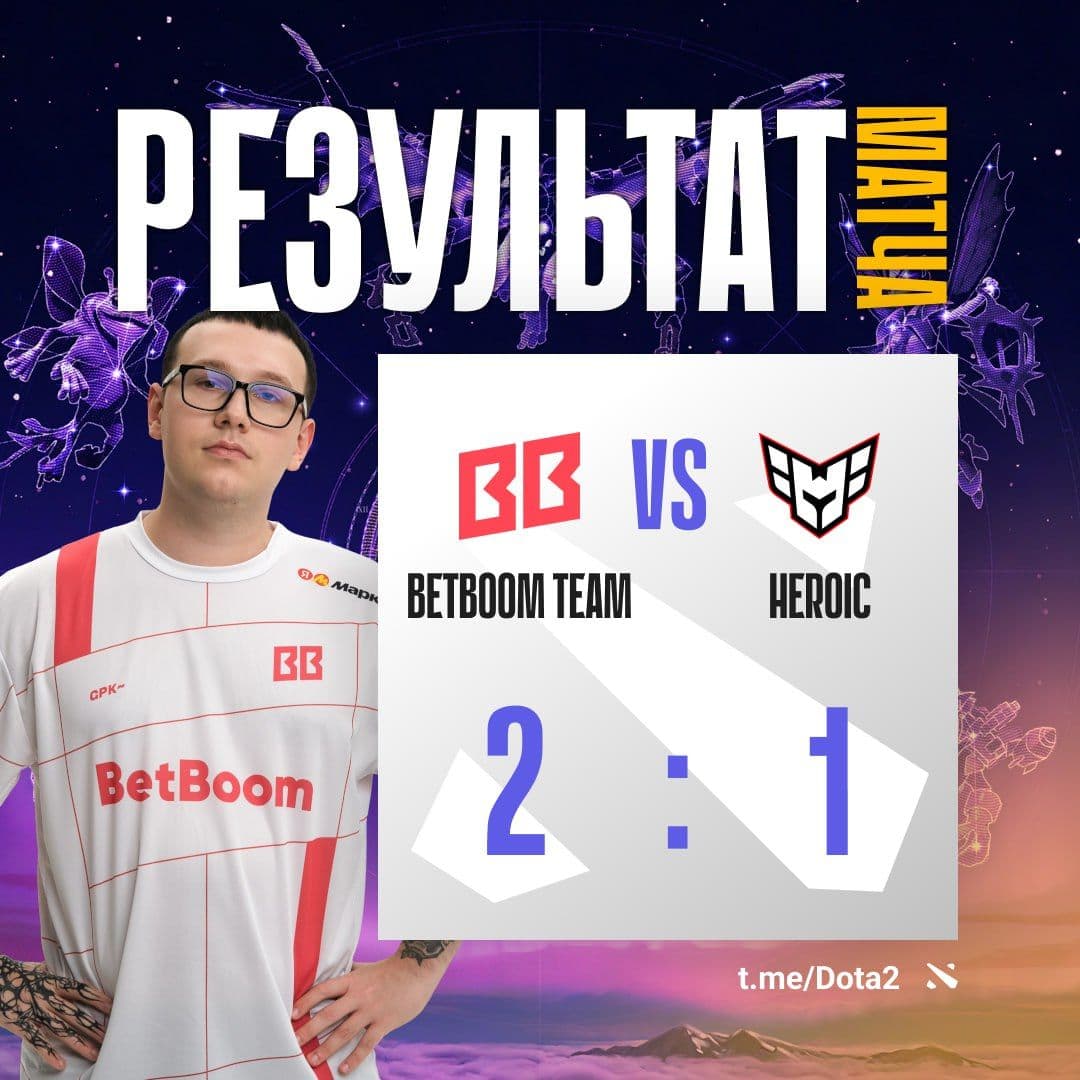 BetBoom Team побеждает HEROIC и выходит в топ-4 The International
