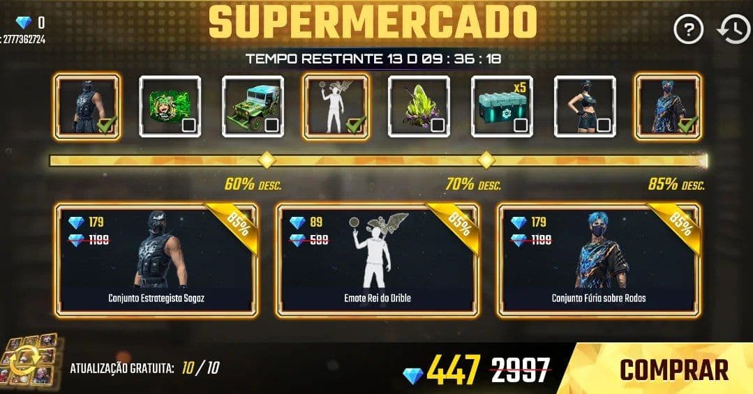 В Бразилии появился новый супермаркет в Free Fire: аналог тайного магазина