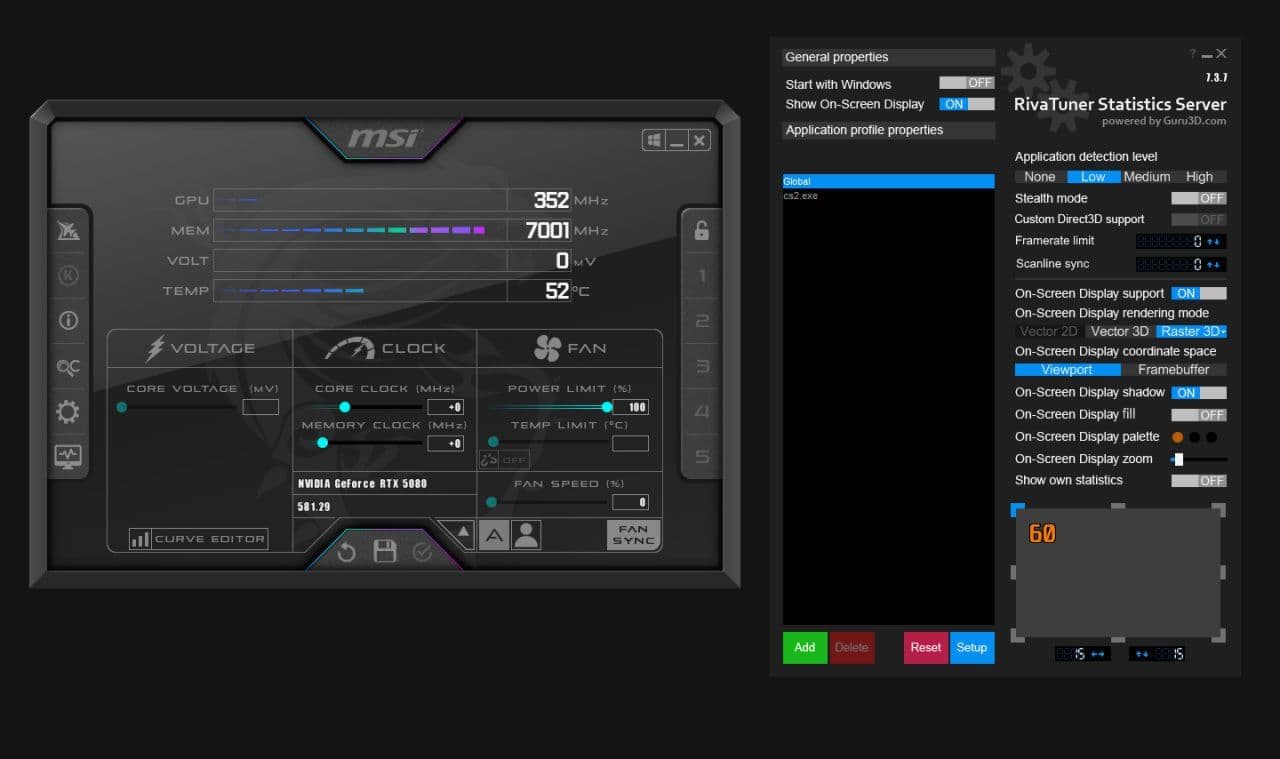 MSI Afterburner 4.6.6: Новая версия с поддержкой RTX 50x0 и RDNA4