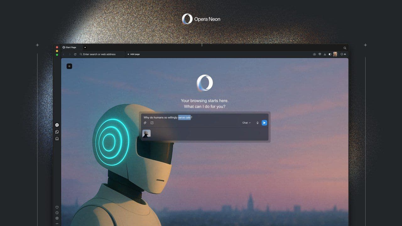 Opera представляет браузер Neon с AI-функциями за $20 в месяц