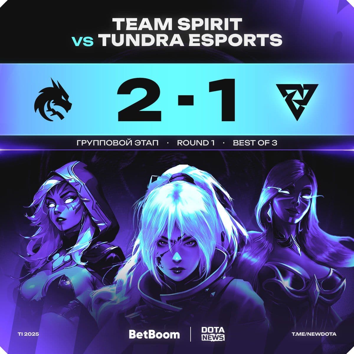 Team Spirit демонстрирует невероятную волю к победе в напряженном матче