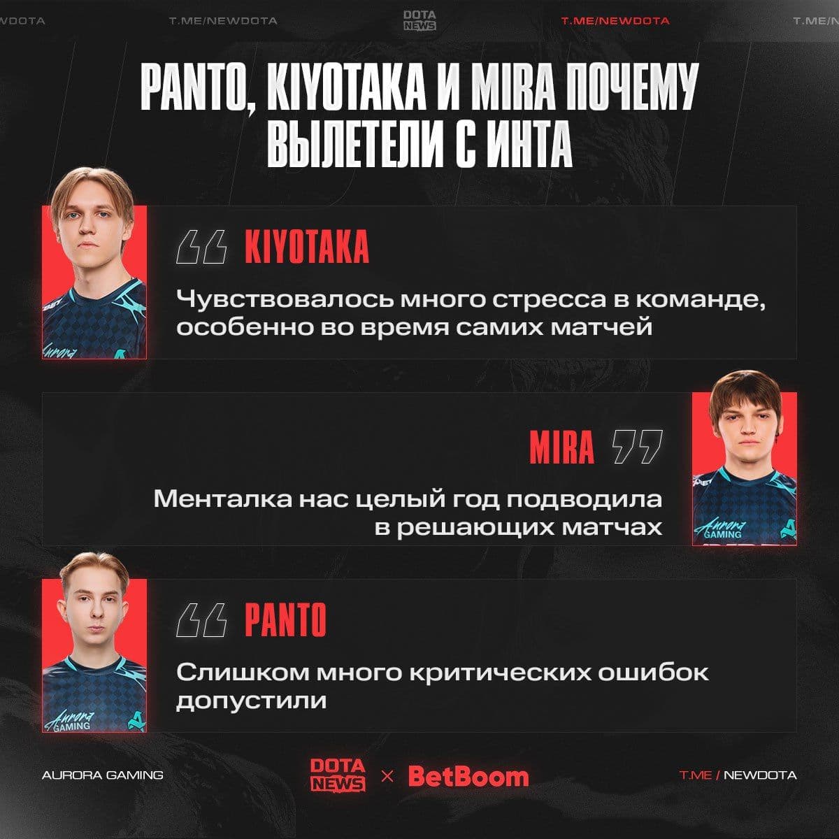Aurora подвели итоги выступления на турнире и выявили ключевые проблемы в команде