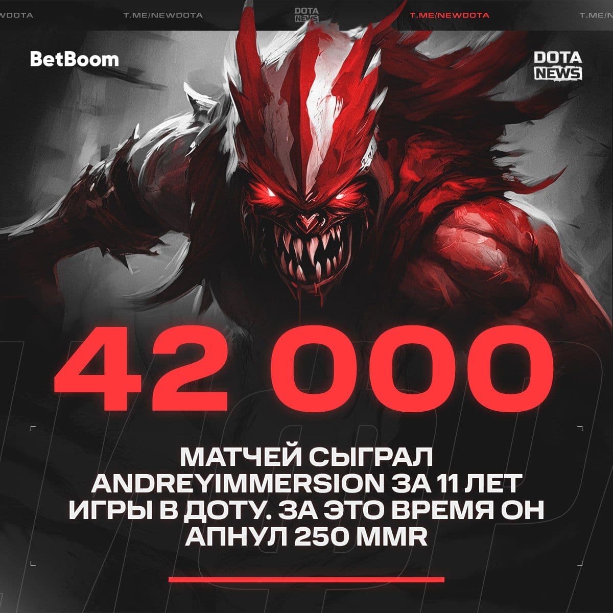 42 000 матчей в Dota 2: история упорства и страсти к игре