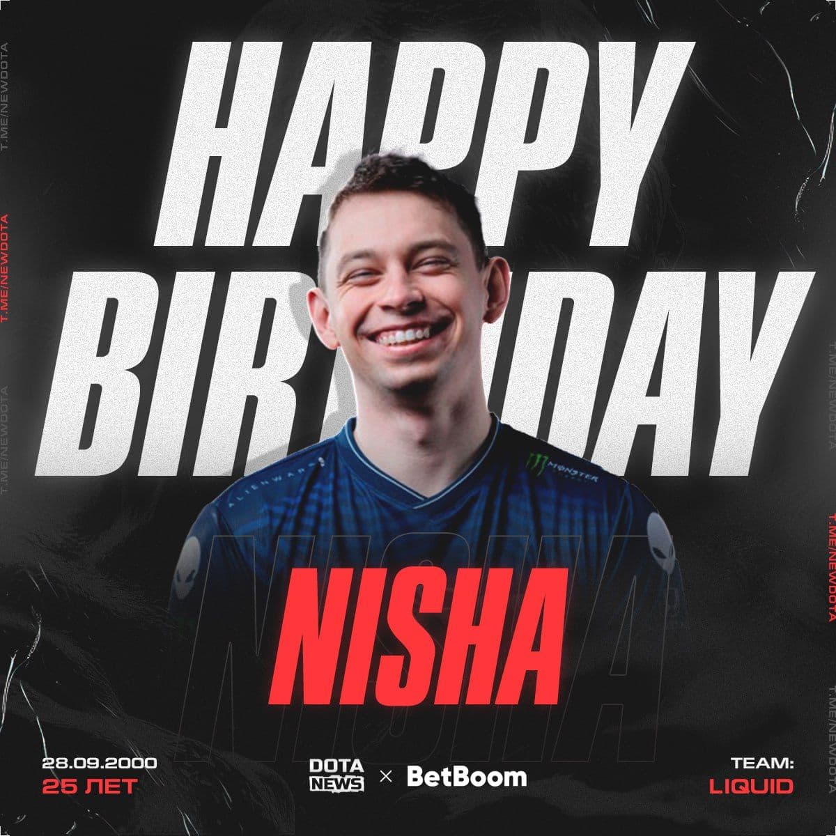 День рождения Nisha: празднуем одного из лучших мидеров Dota 2