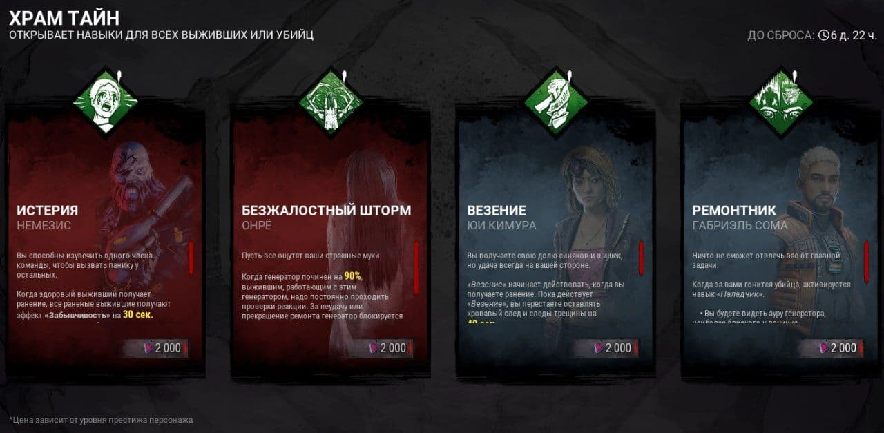 Храм тайн возвращается в Dead by Daylight со 2 по 9 сентября 2025 года