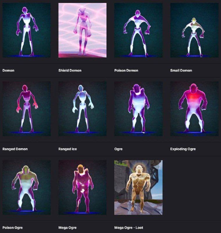 Fortnite представляет новый режим с 11 видами монстров