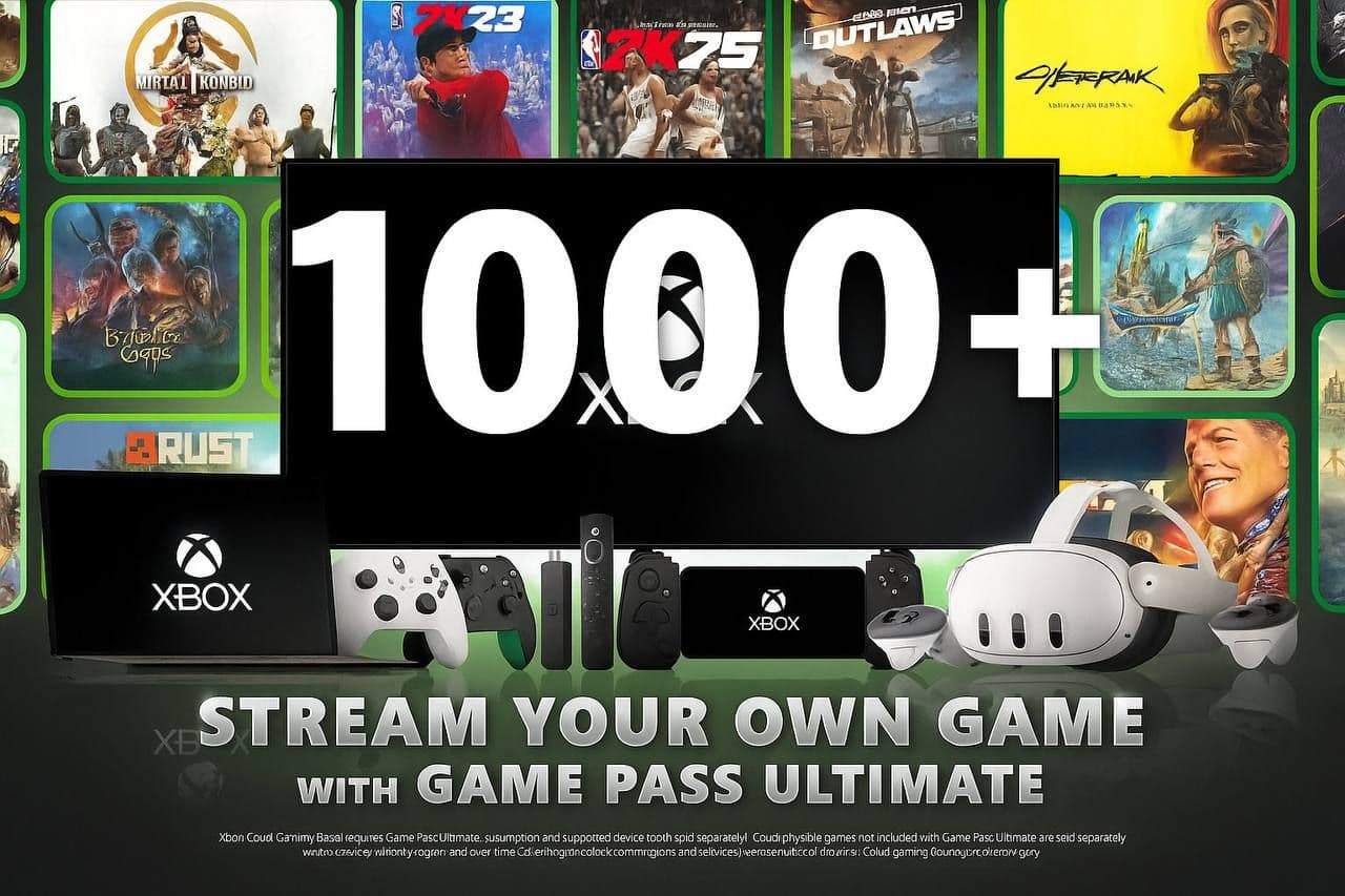 Сервис Xbox Cloud Gaming преодолел рубеж в 1000 игр