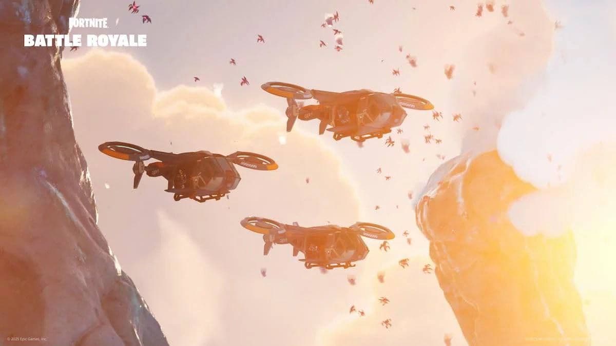 Новые детали о вертолетах в Fortnite: ограниченное топливо и система жизни