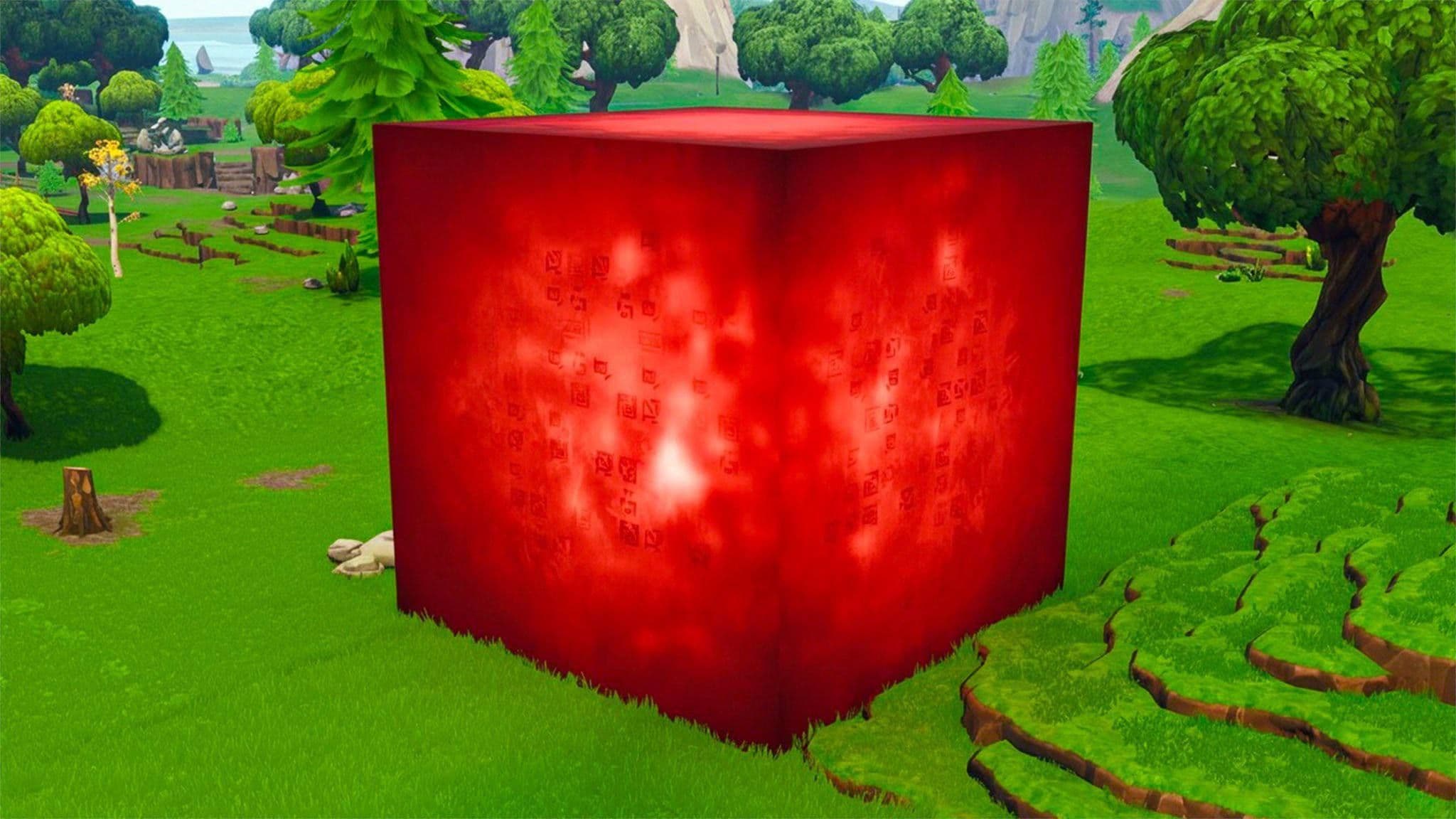 Официальное название красного куба в Fortnite — «Ревин»