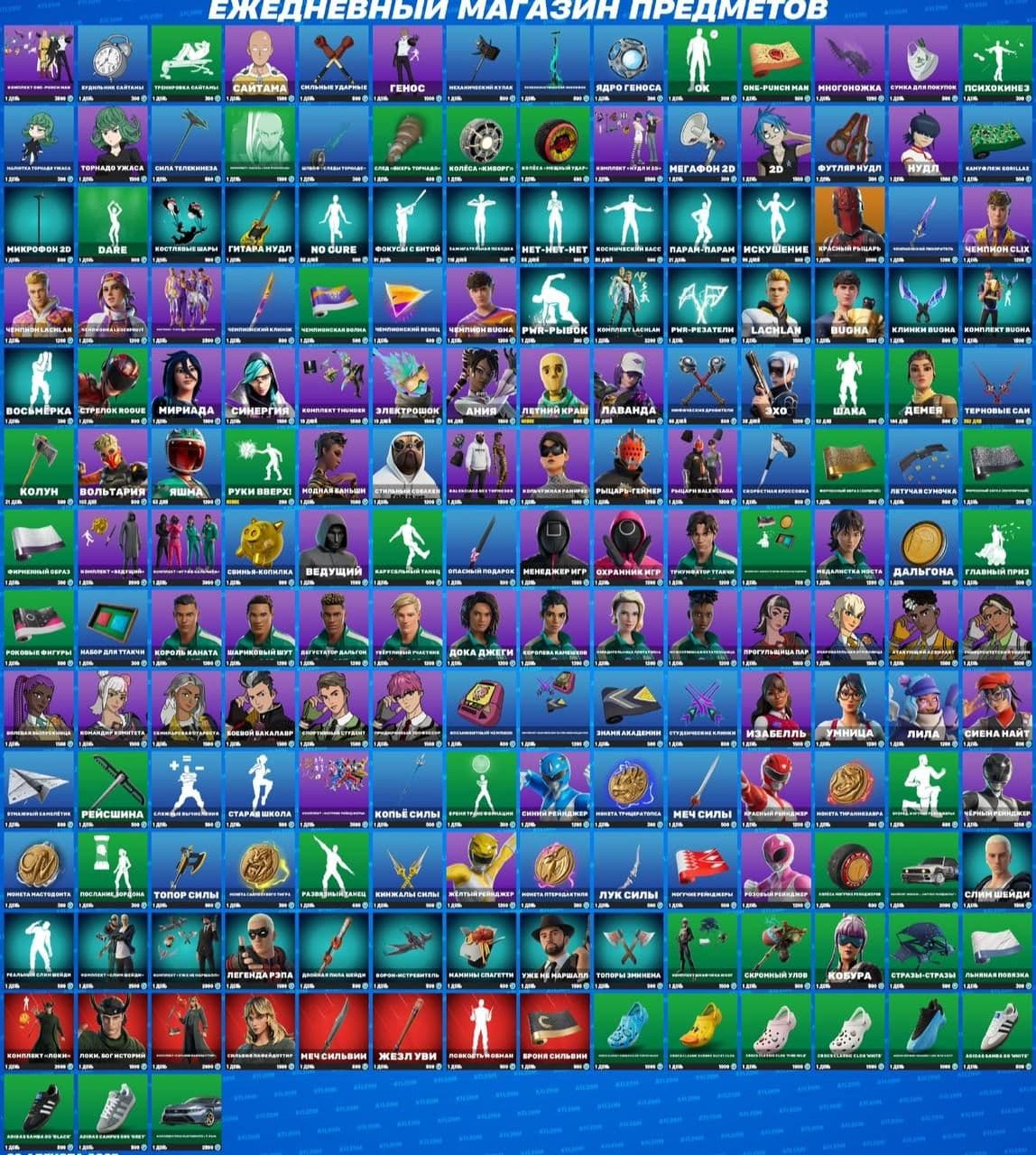 🚀 Обновление магазина предметов в Fortnite 29 августа 2025 года: новые скины и аксессуары