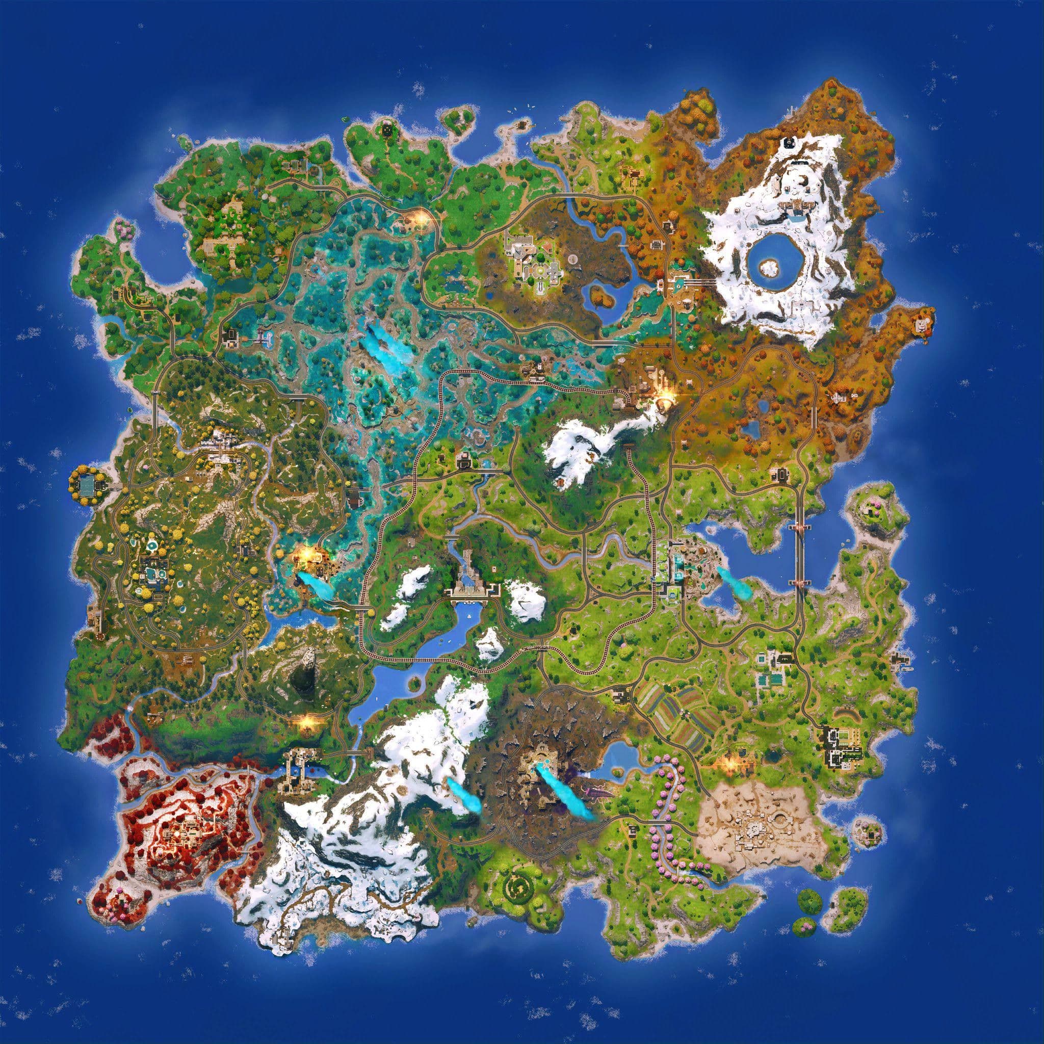 Новая карта в Fortnite после последнего обновления: что изменилось