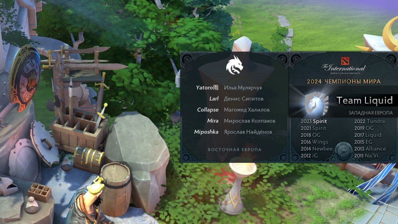 Начало Интернейшенала в Dota 2: победители будут увековечены на фонтане