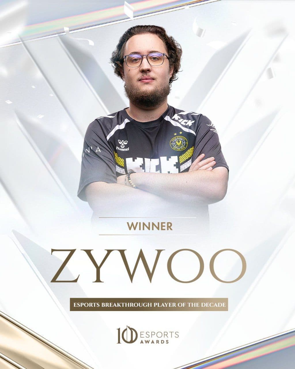 ZywOo признан лучшим прорывом десятилетия в киберспорте на Esports Awards