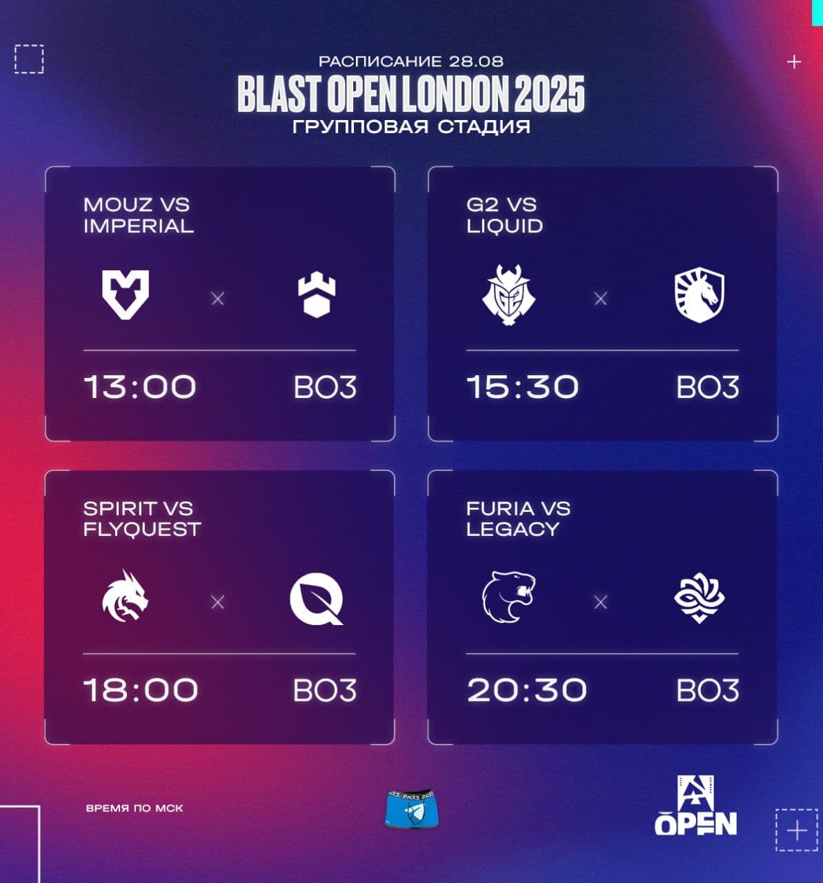BLAST Open London: Второй игровой день онлайн-стадии