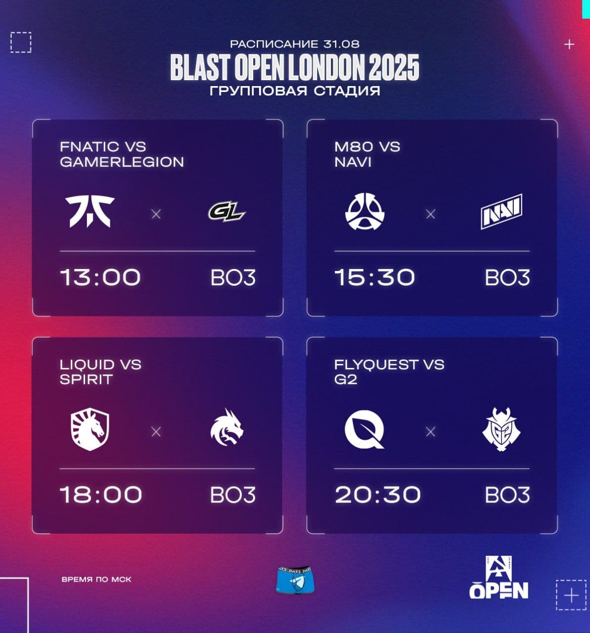 Заключительный день лета: наблюдение за рубиловом в нижней сетке BLAST Open London