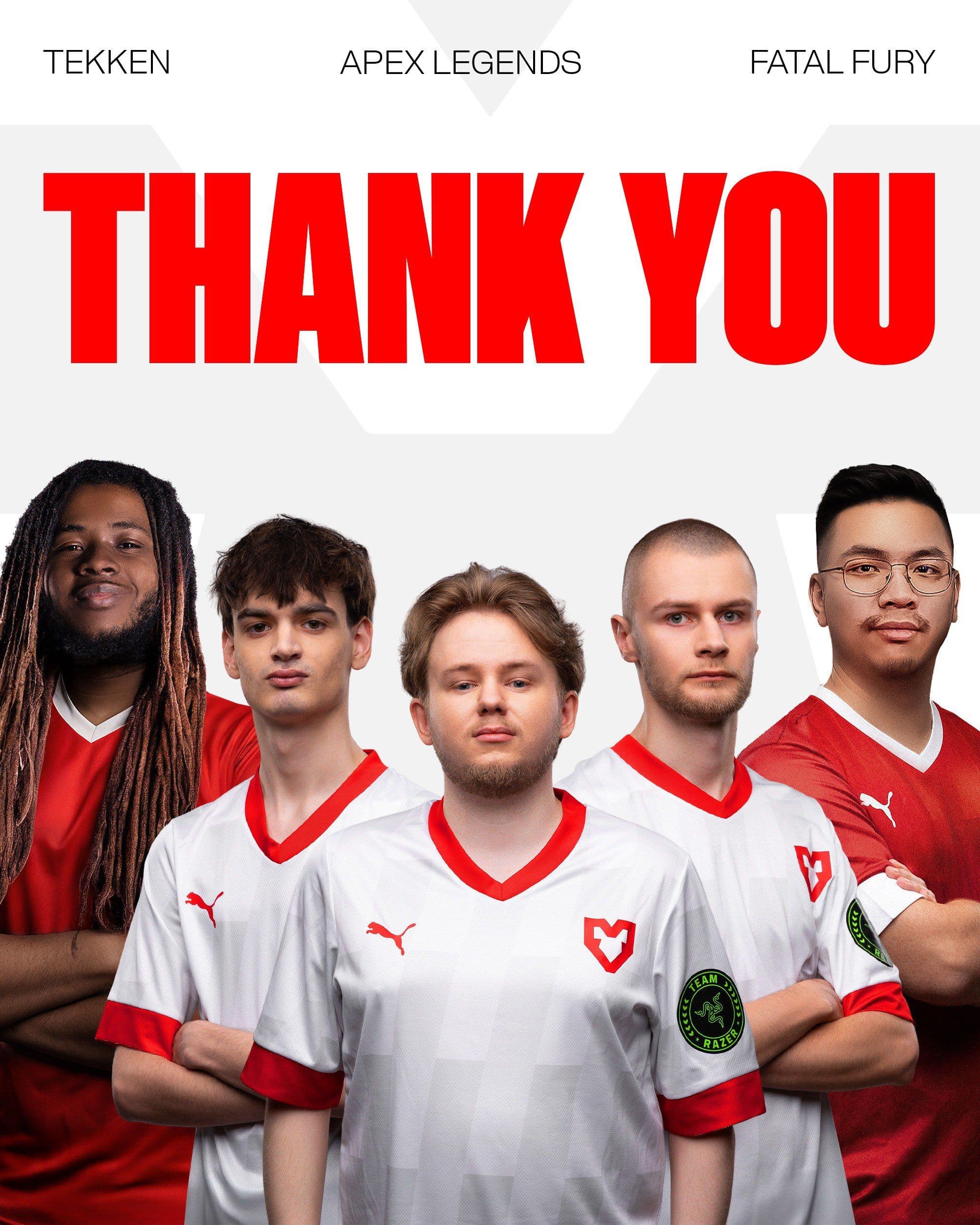 MOUZ завершает сотрудничество с командами по Apex Legends, Tekken и Fatal Fury после Esports World Cup 2025