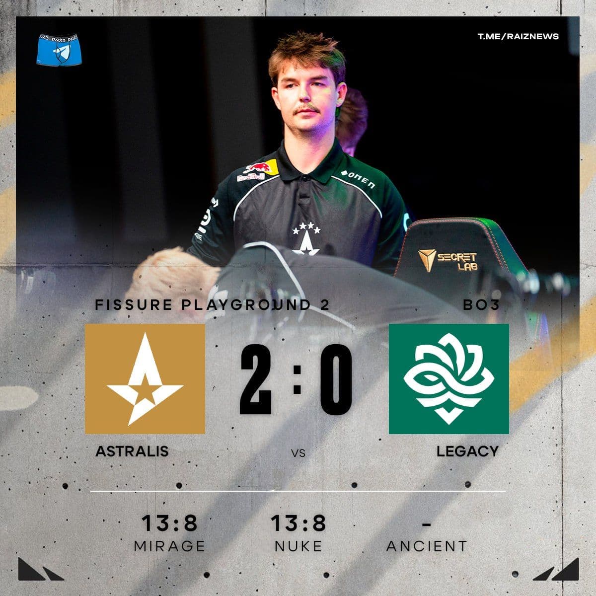 Astralis продолжают борьбу в групповой стадии, а Legacy завершают выступление на турнире
