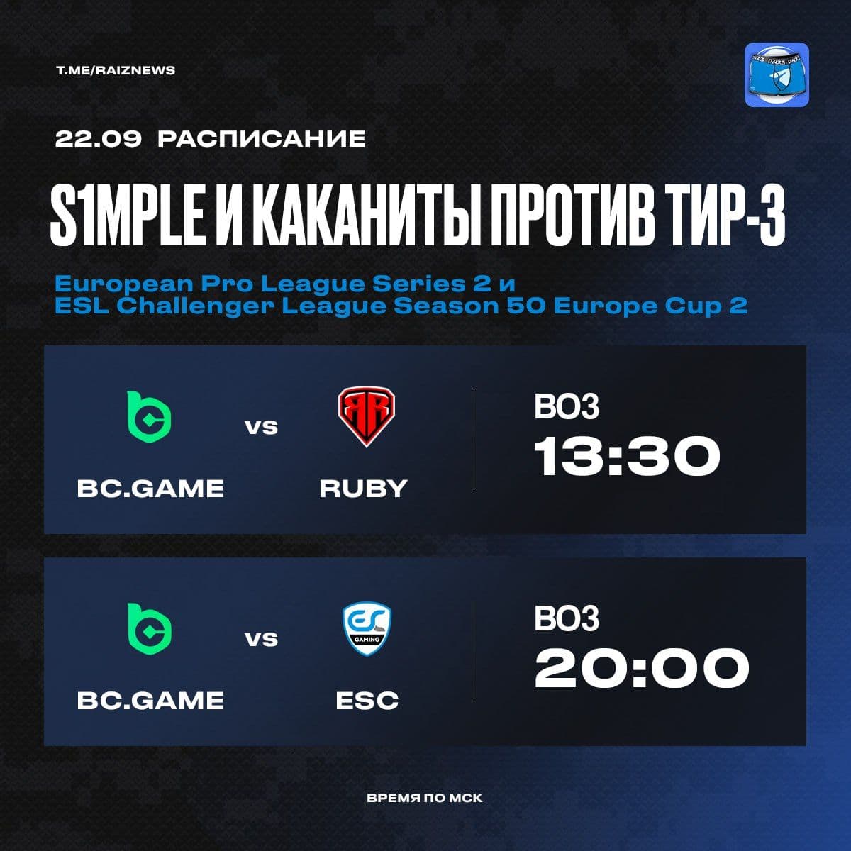 s1mple продолжает покорять киберспортивные вершины: два матча в один день