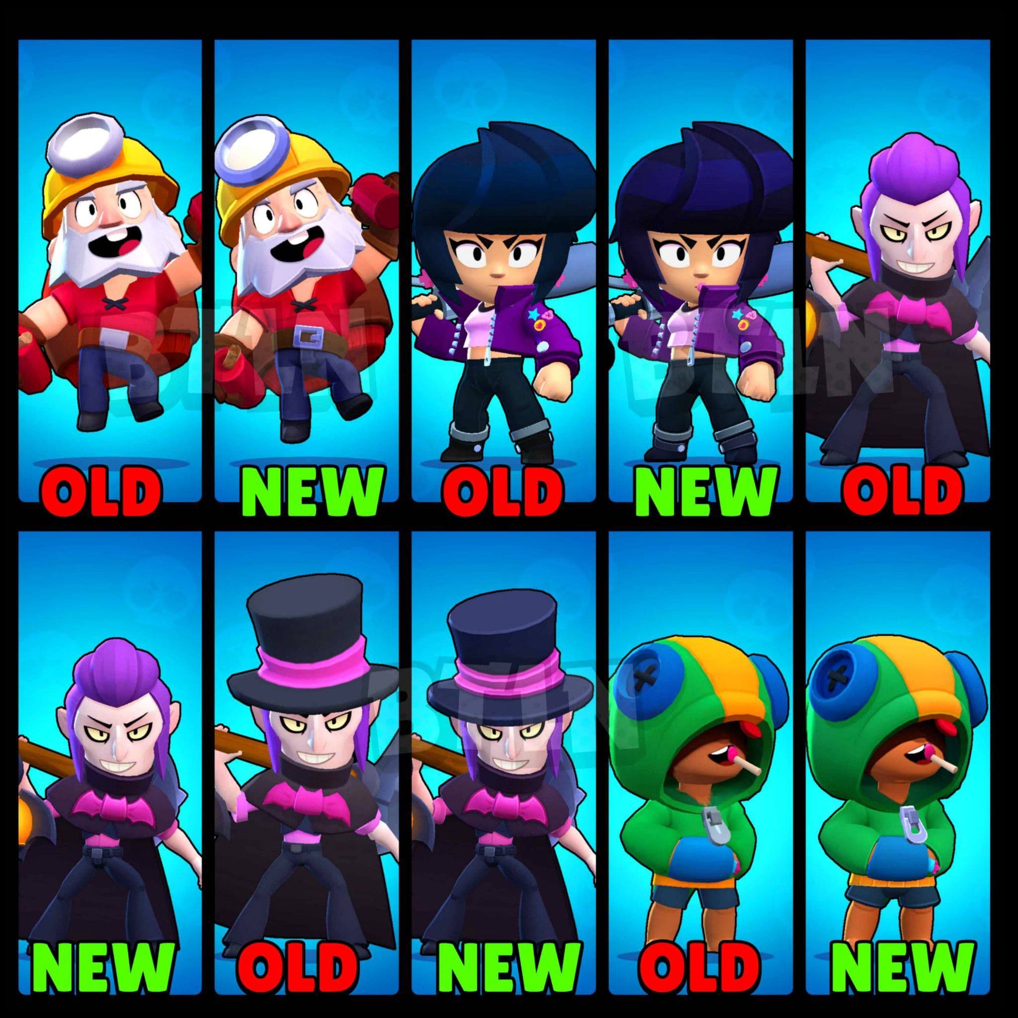 Brawl Stars обновляет визуальные эффекты для некоторых бойцов