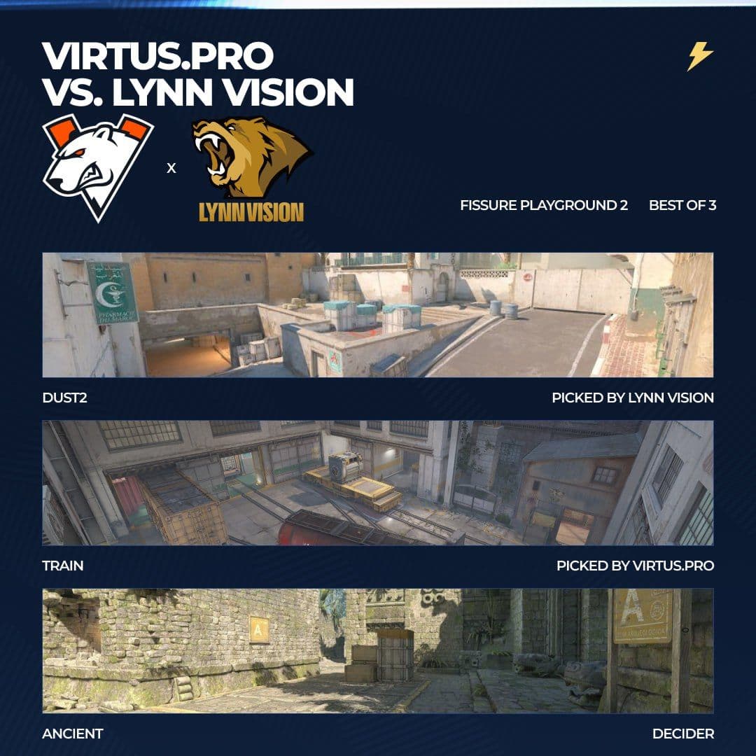 Эпичное противостояние: Virtus.pro и Lynn Vision в решающем матче на вылет