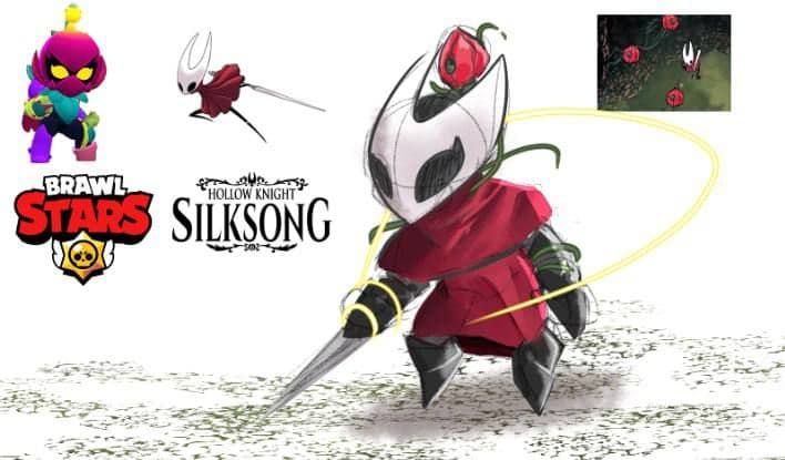 Уникальный концепт скина для Brawl Stars вдохновлённый Hollow Knight: Silksong
