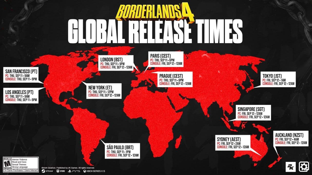 Borderlands 4 выйдет на PC на день раньше запланированного срока