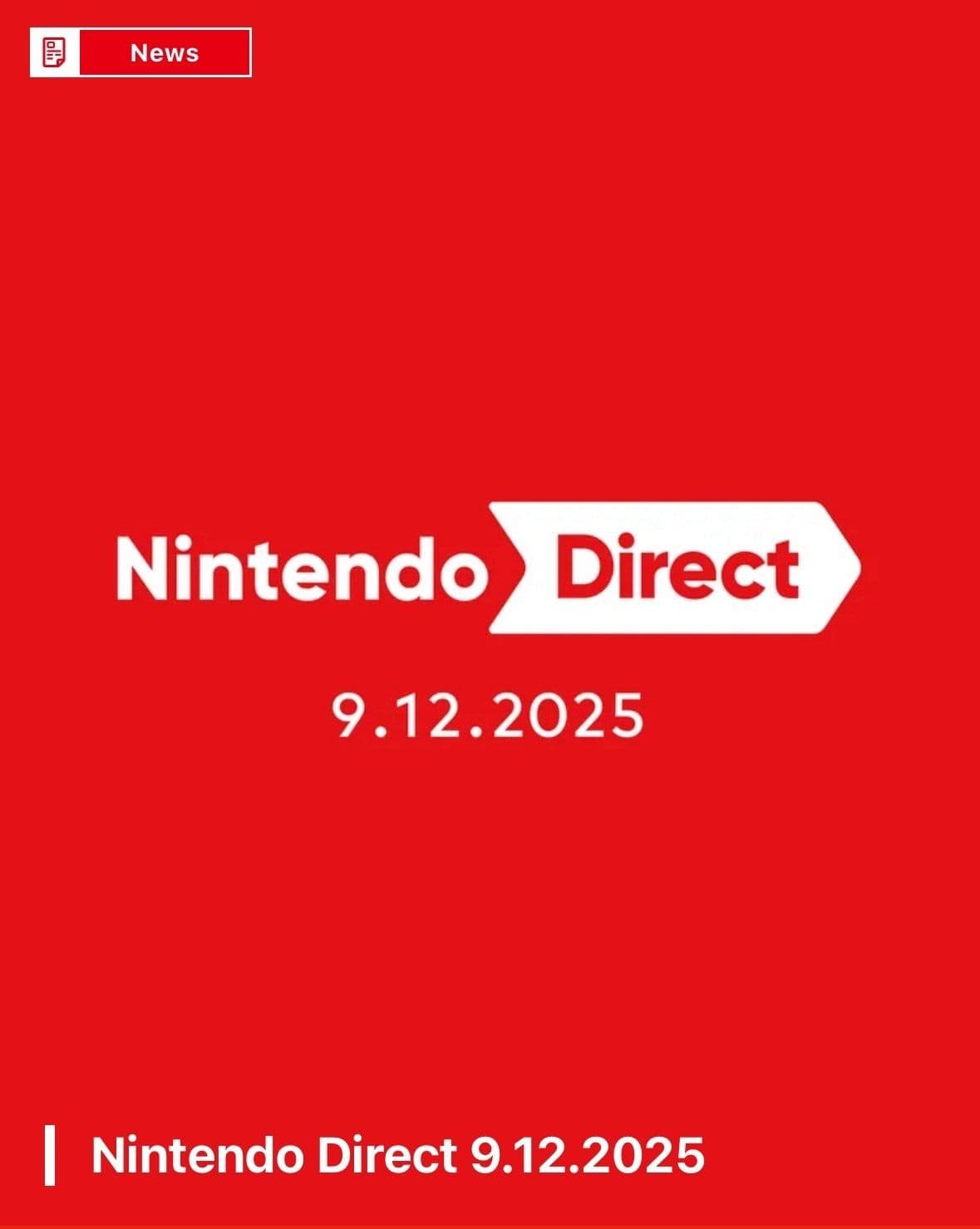 Nintendo анонсировала новый Nintendo Direct на 12 сентября
