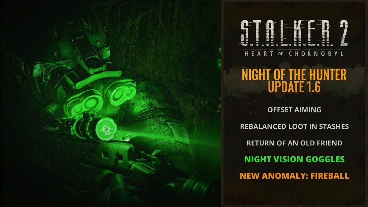 S.T.A.L.K.E.R. 2: Heart of Chornobyl получила масштабное обновление 1.6 с новыми функциями и улучшениями