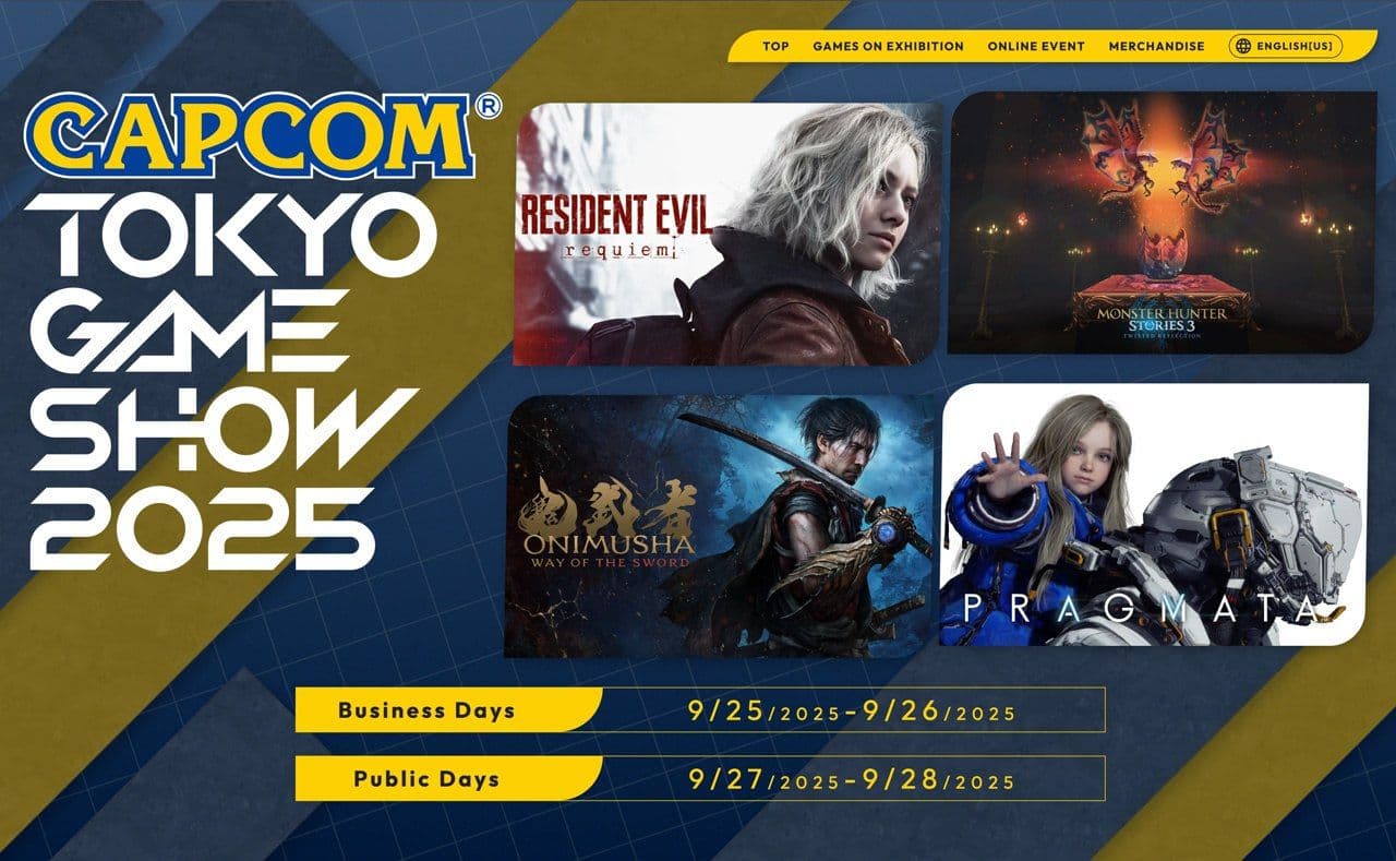Capcom представляет масштабную линейку игр на Tokyo Game Show 2025