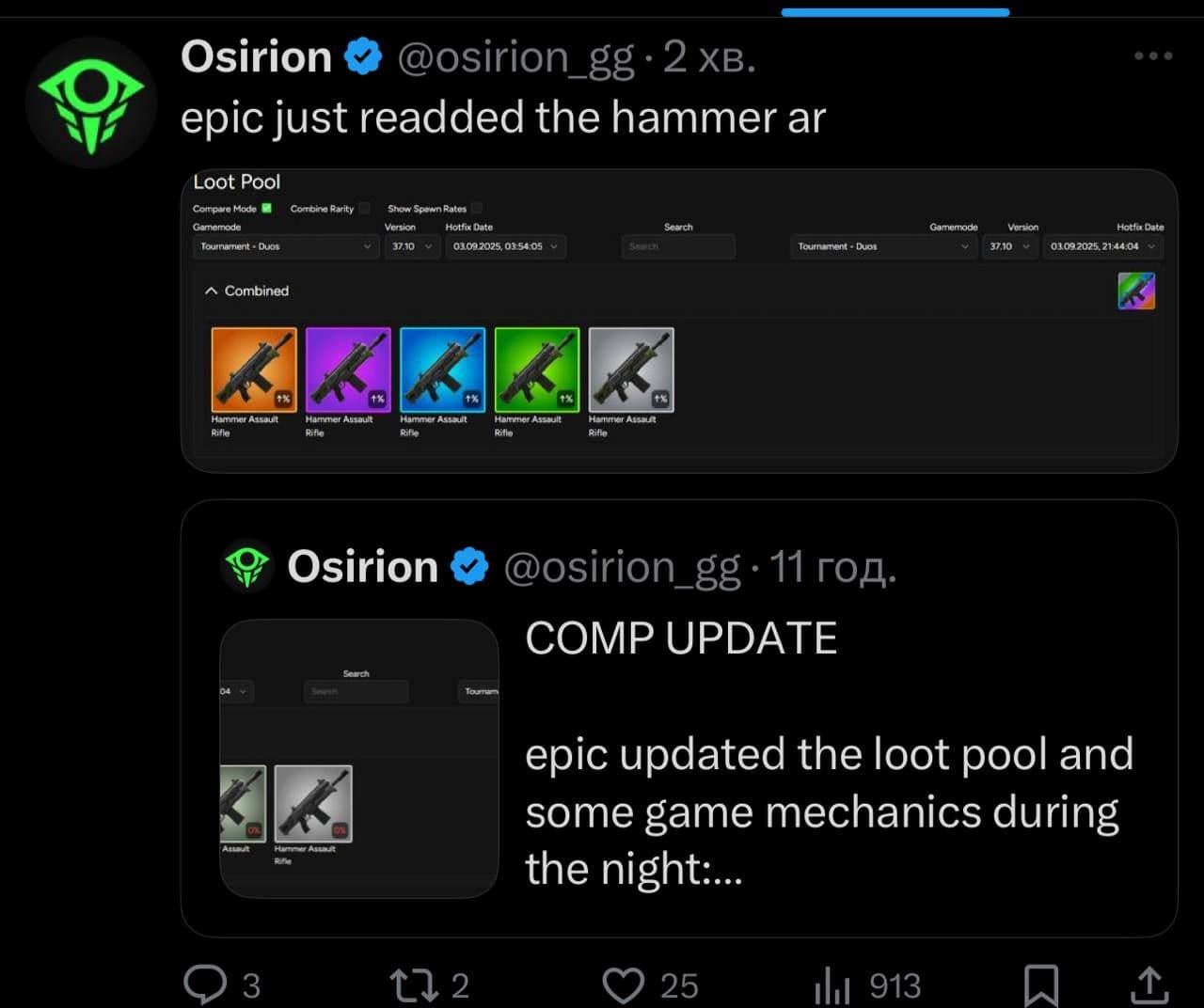 Возвращение отбойного автомата в Fortnite: обновления и детали