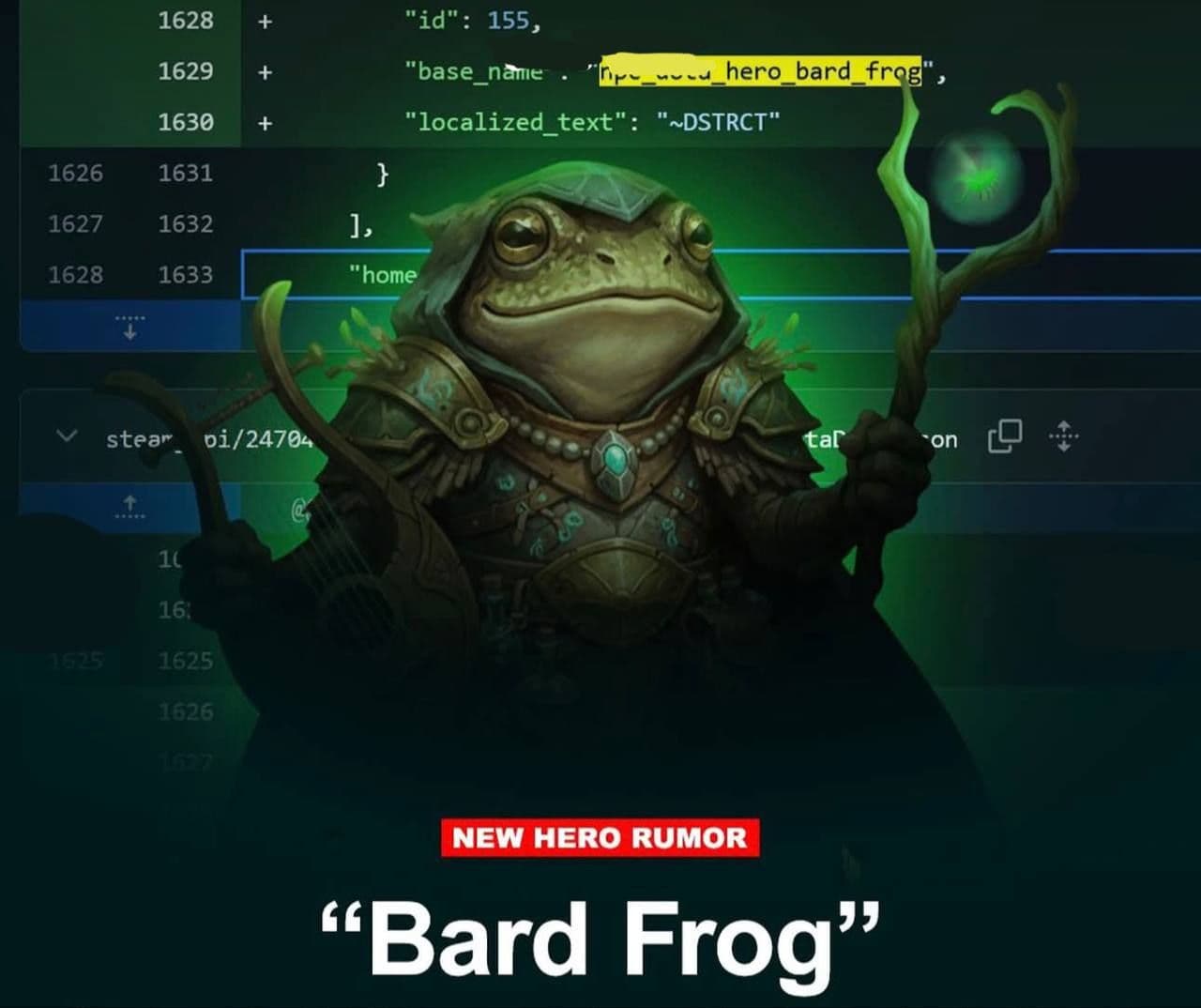 Скоро в Dota 2 появится новый герой: Лягушка Бард готовится к выходу