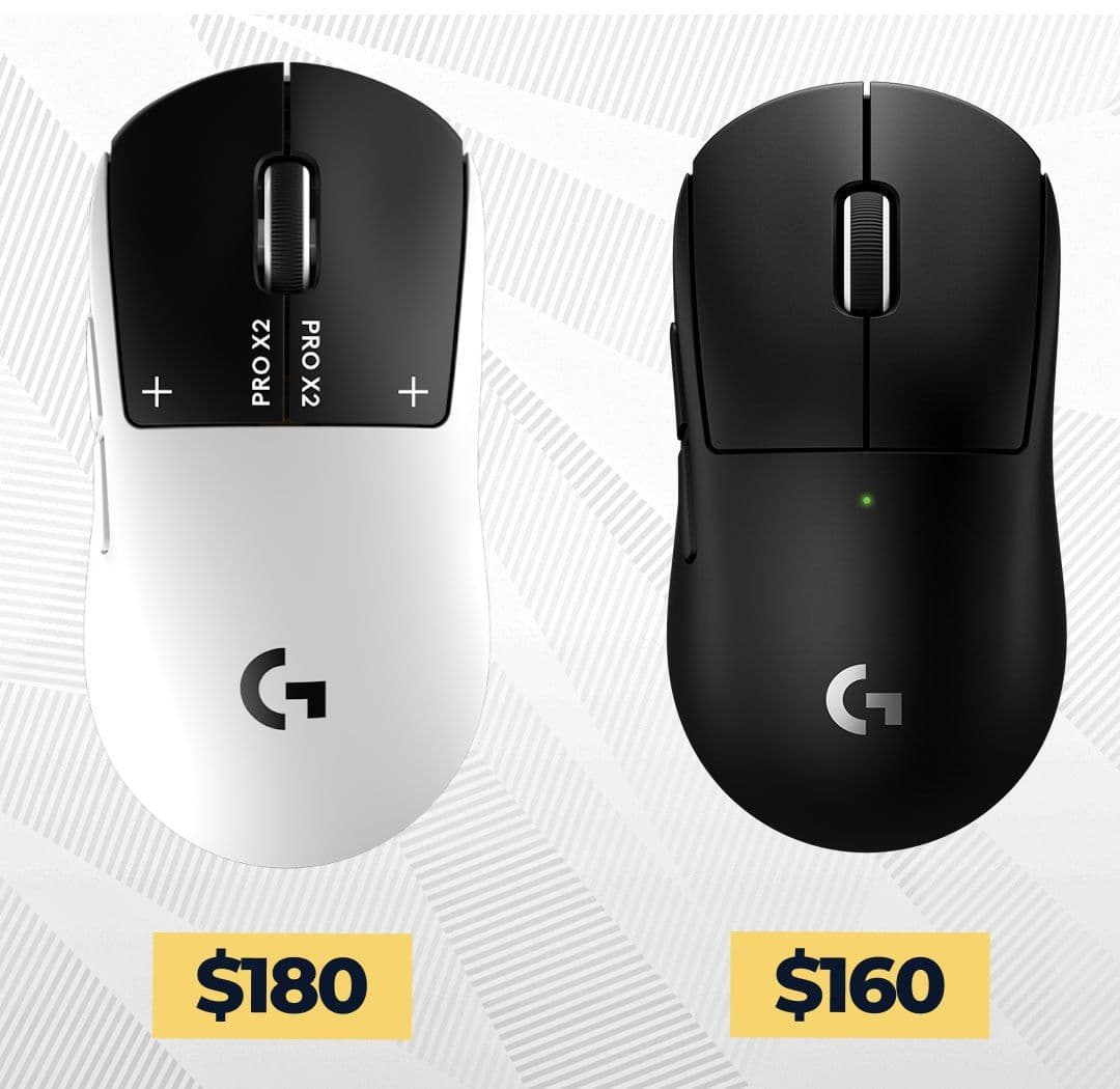 Logitech представляет новые игровые мыши: G PRO X2 SUPERSTRIKE и G PRO X SUPERLIGHT 2c