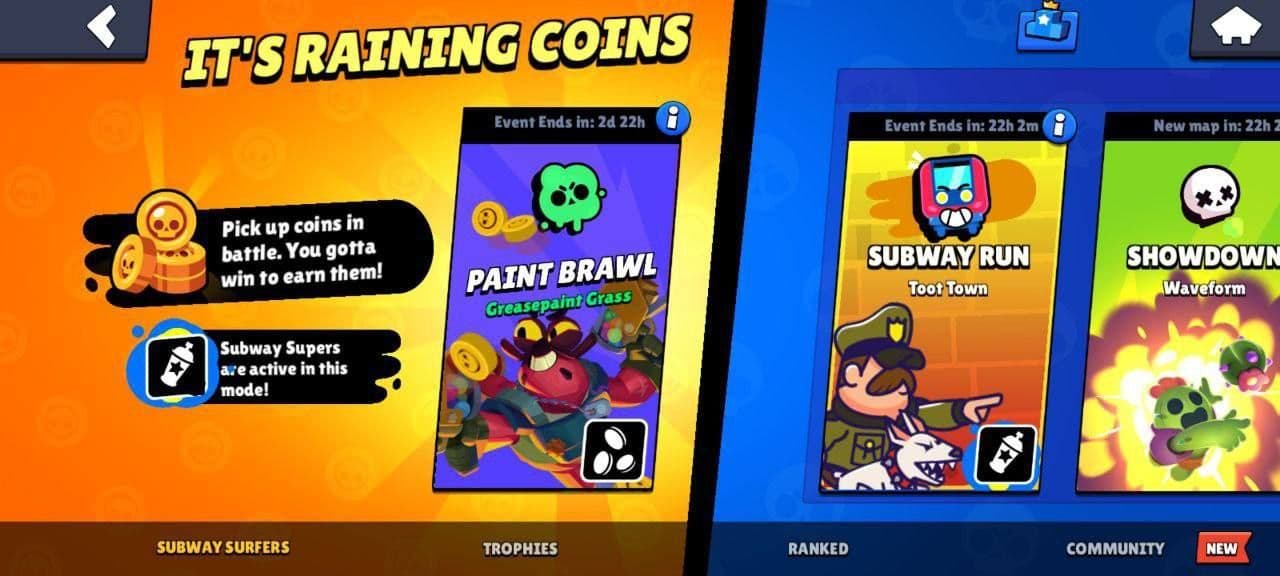 Brawl Stars представляет новый режим с падающими монетами