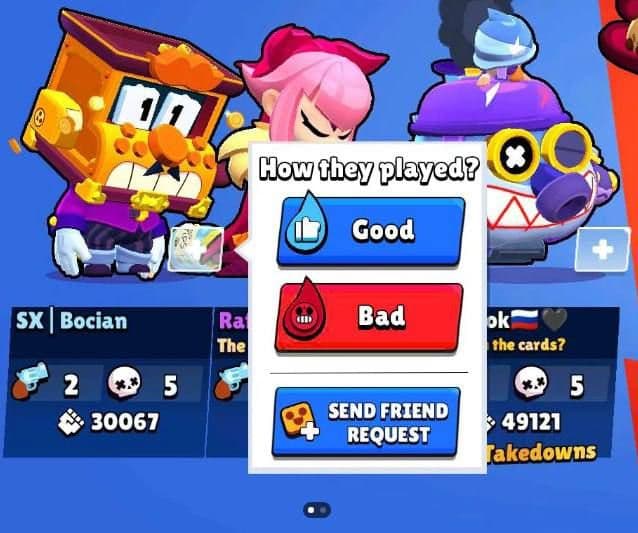 Фанаты Brawl Stars предложили новую функцию для оценки действий союзников